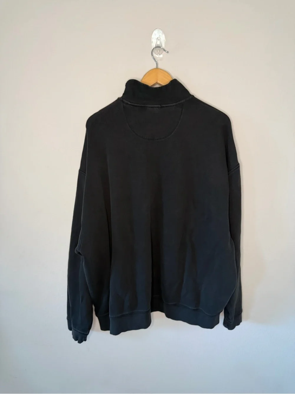Tommy Bahama Relax 1/4 Zip Sweatshirt Black XXL 100% Cotton